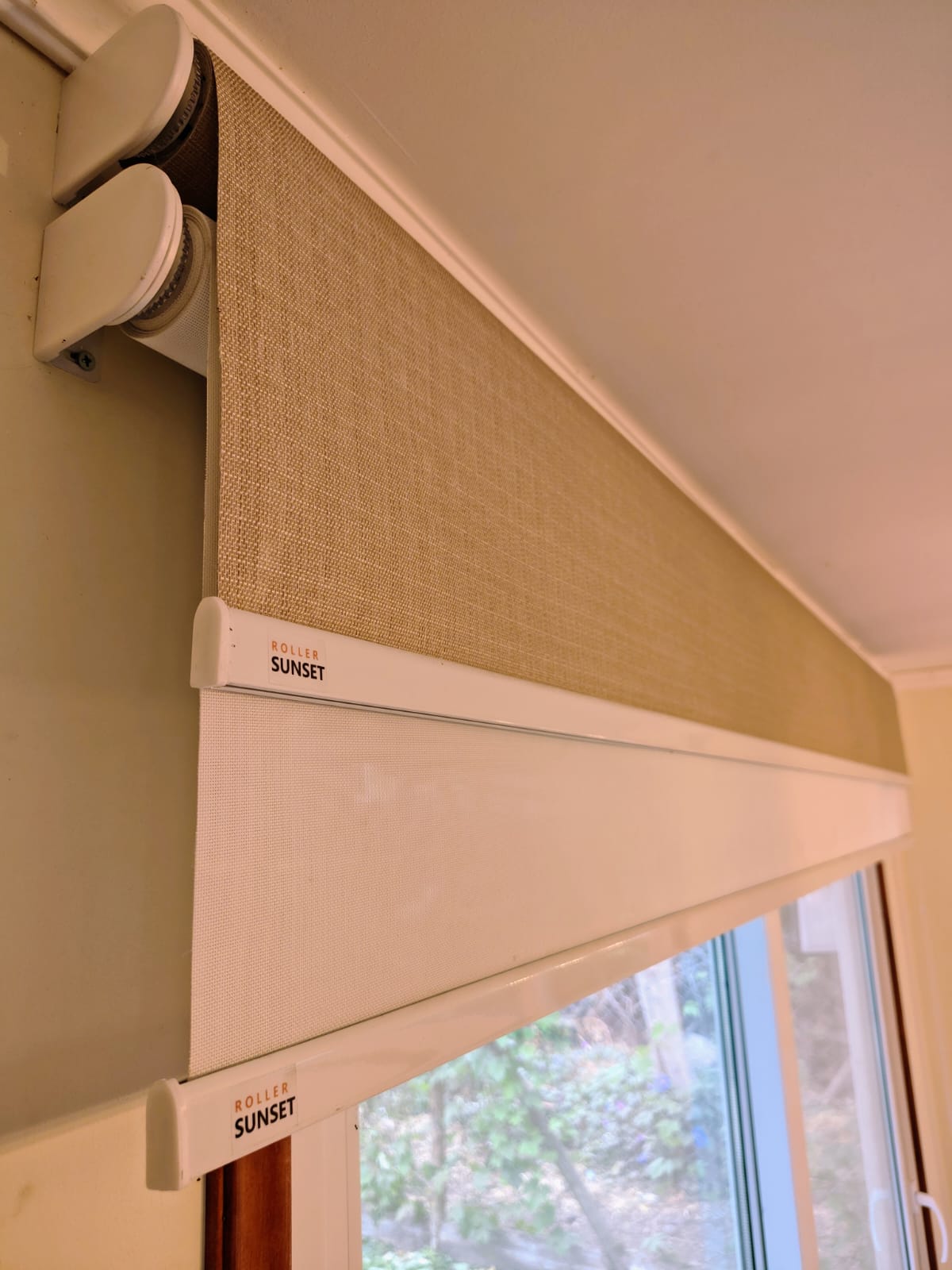 Cortinas roller en un espacio real, inspiración 3