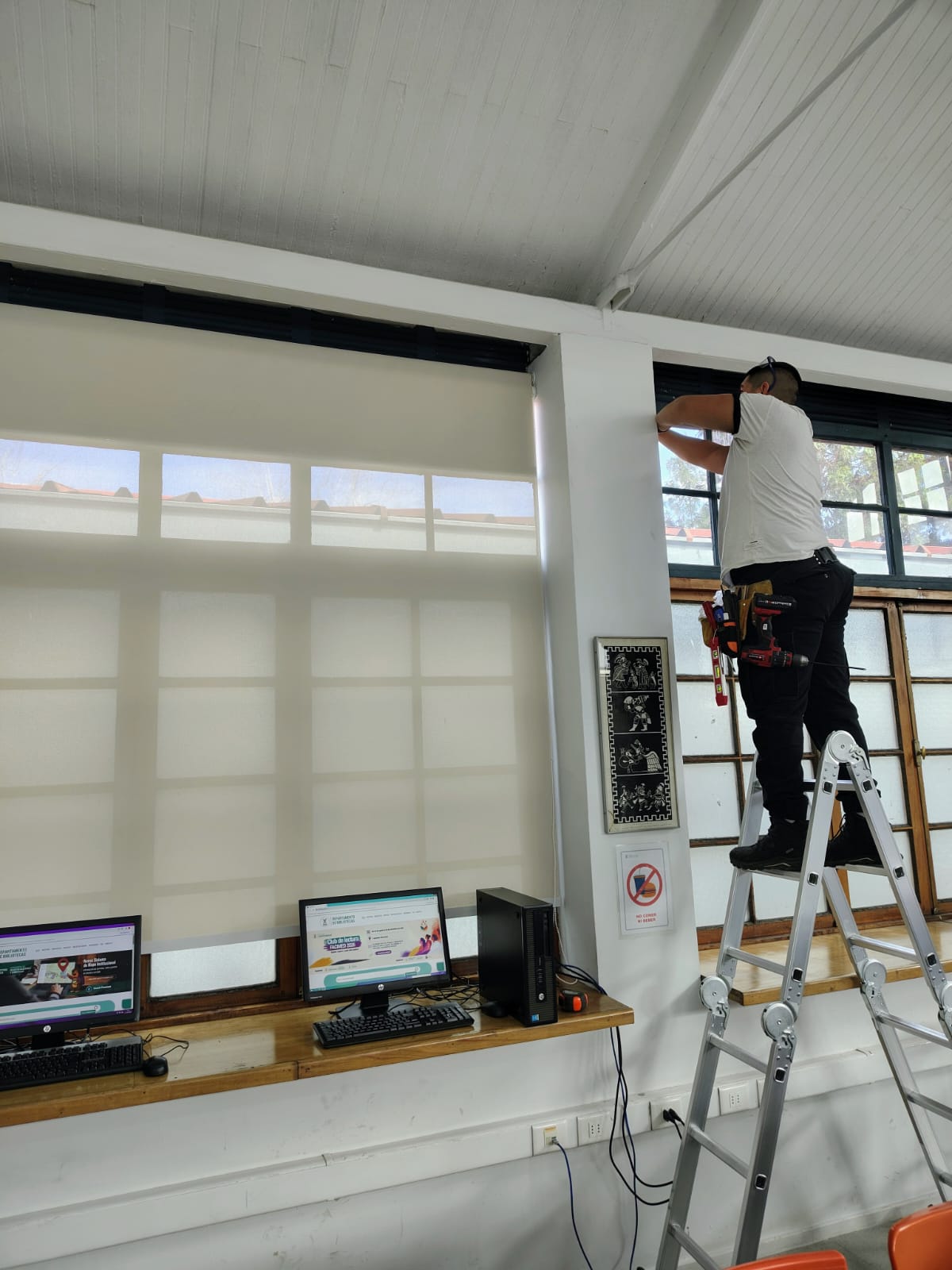 Cortinas roller en un espacio real, inspiración 4