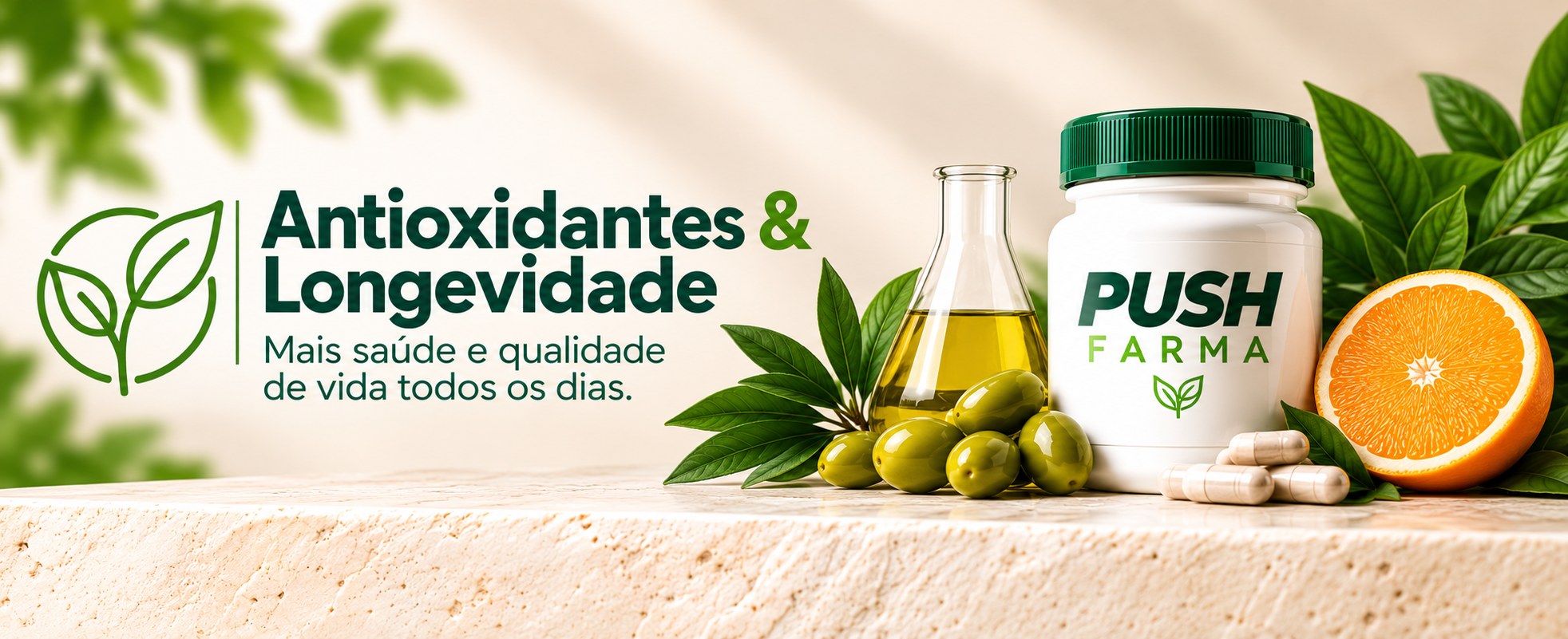 Banner da categoria Antioxidantes & Longevidade