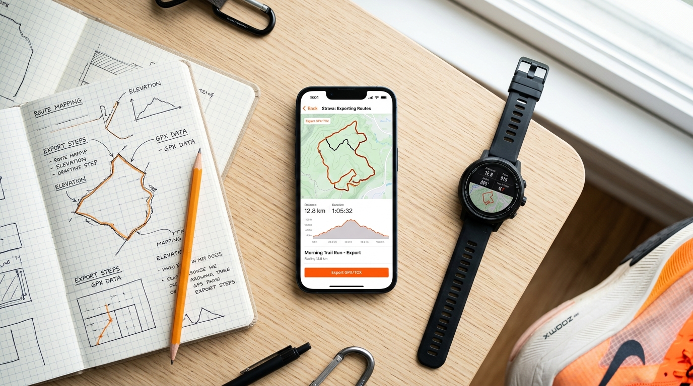 Guia marko studio para exportar seu mapa GPX do Strava