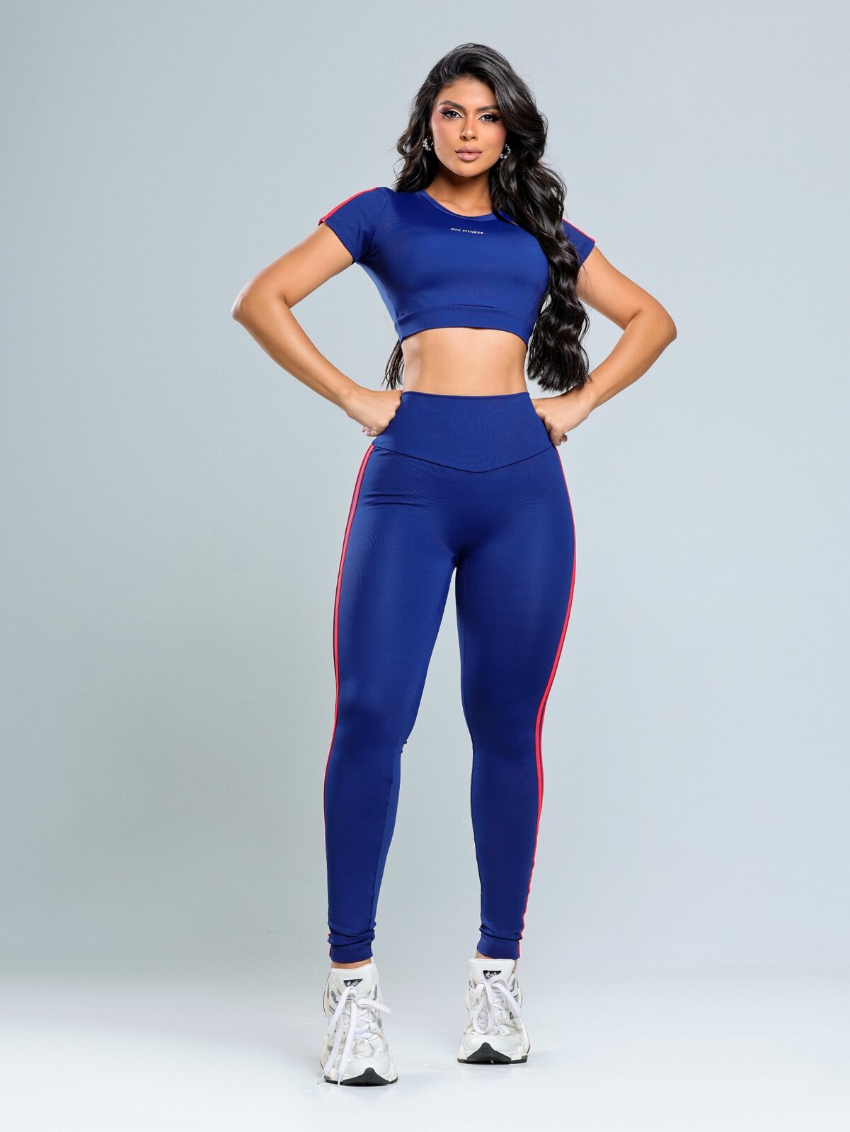 Conjunto fitness azul DUC