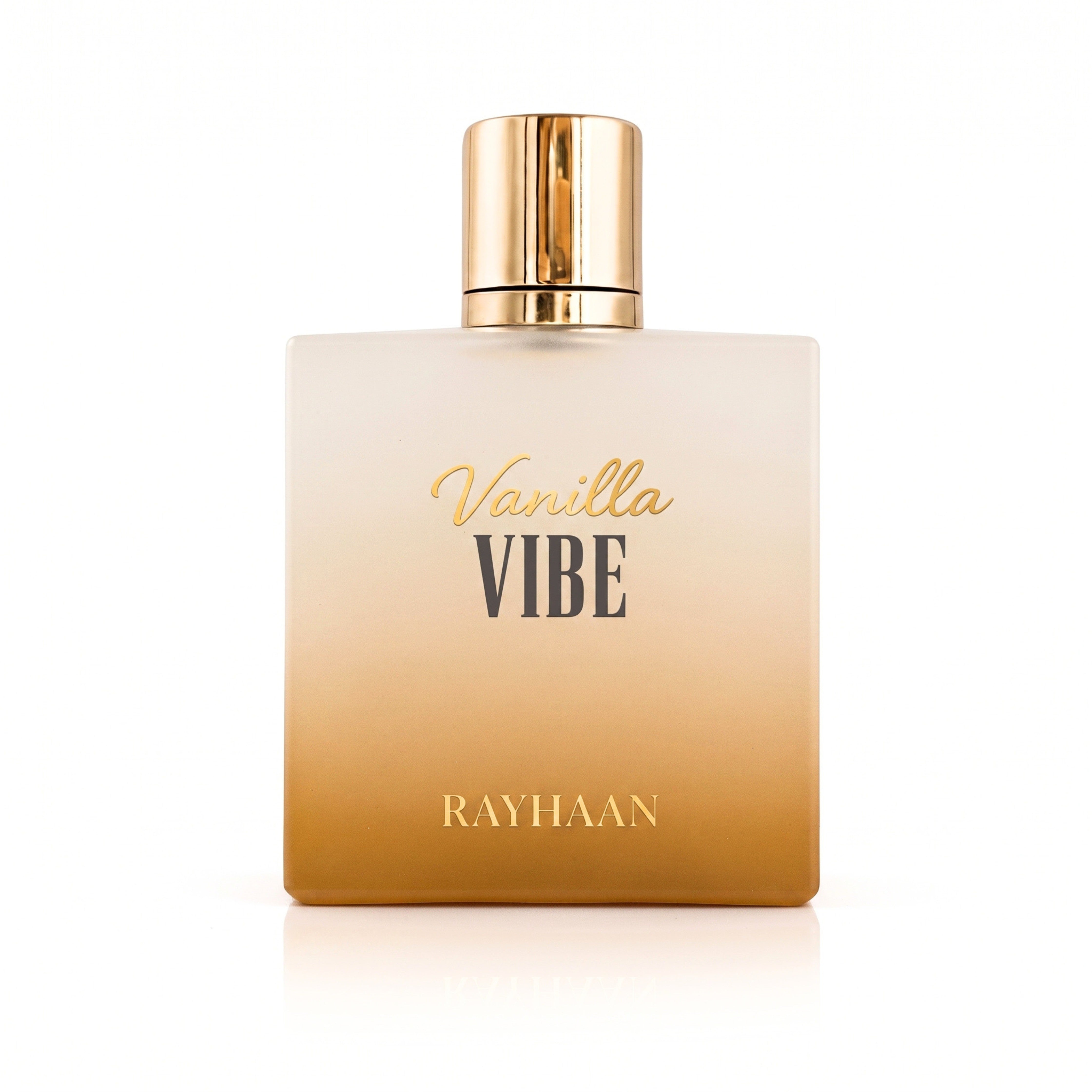 Frasco de origem de Vanilla Vibe, Rayhaan