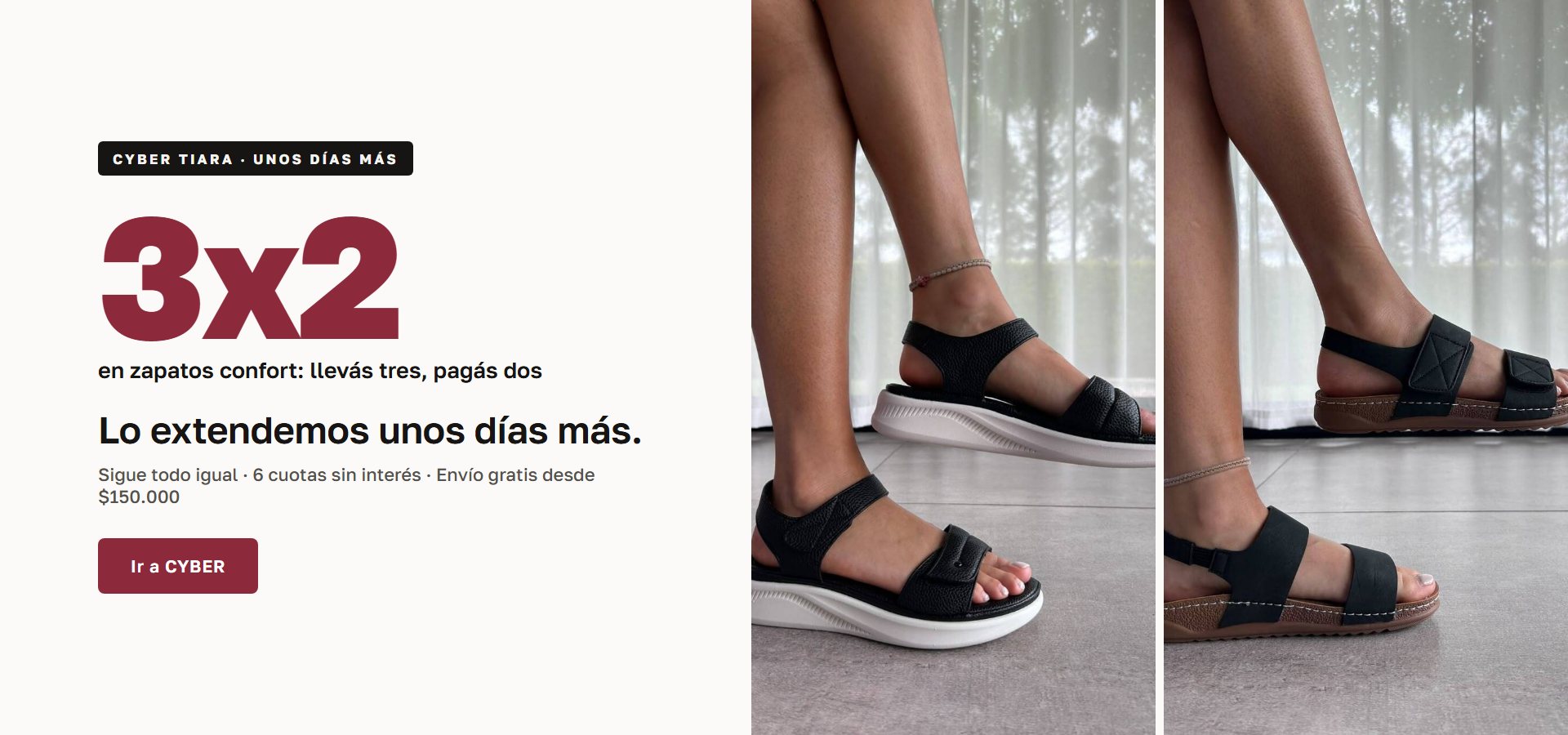 Lo extendemos unos días más: 3x2 en zapatos confort