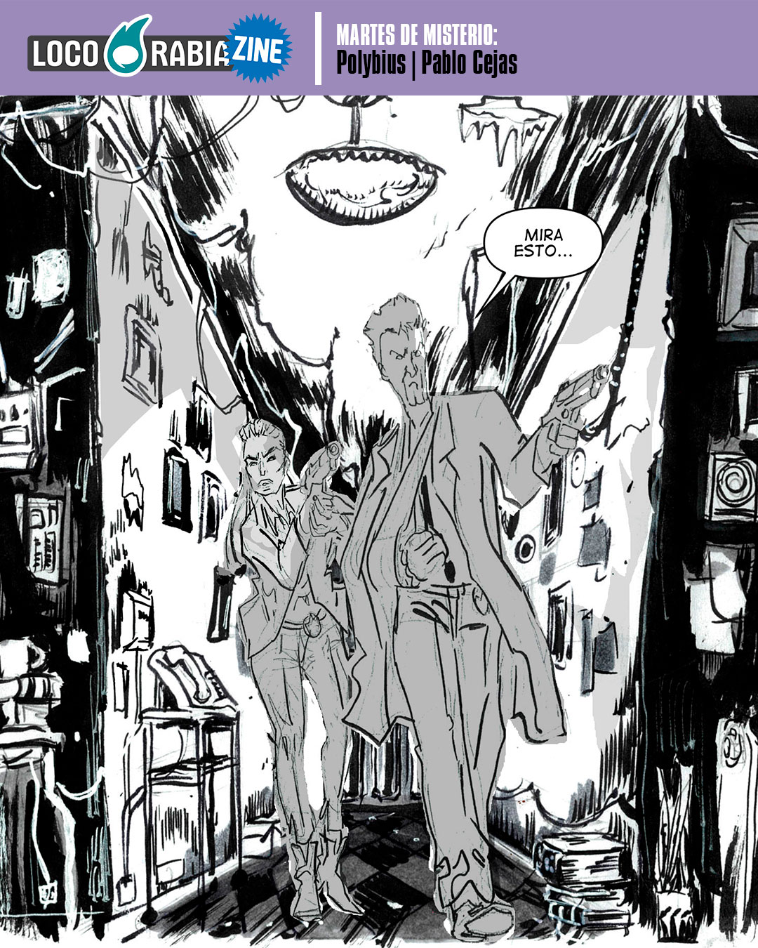 Nueva pagina del eZine - Webcomic gratuito de Loco Rabia
