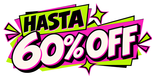 Hasta 60% OFF