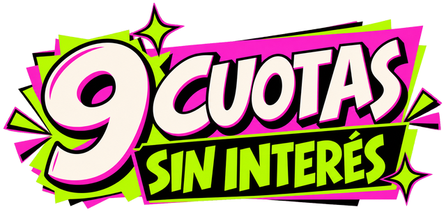 9 cuotas sin interés