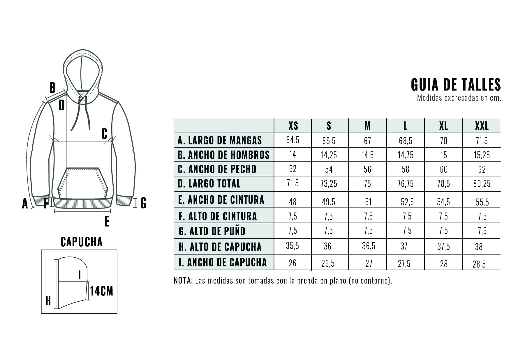 Guía de talles