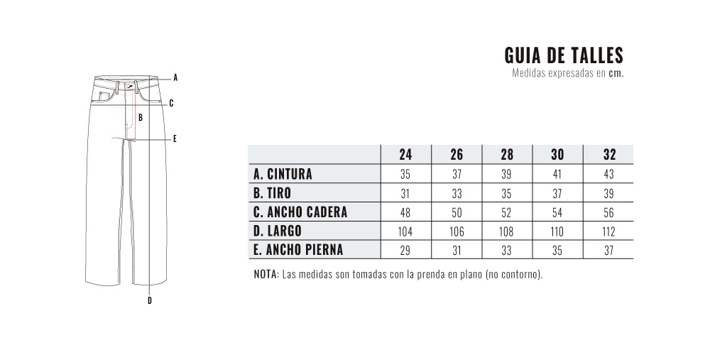 Guía de talles