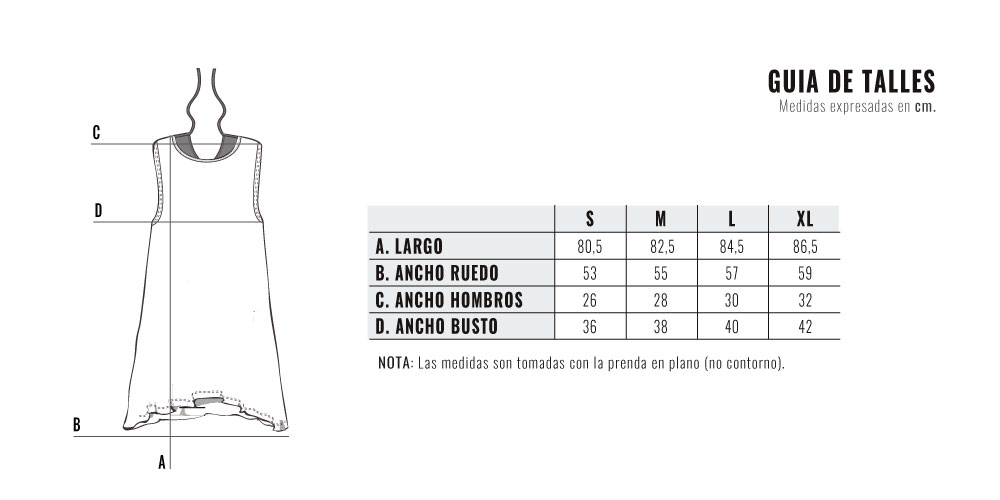 Guía de talles