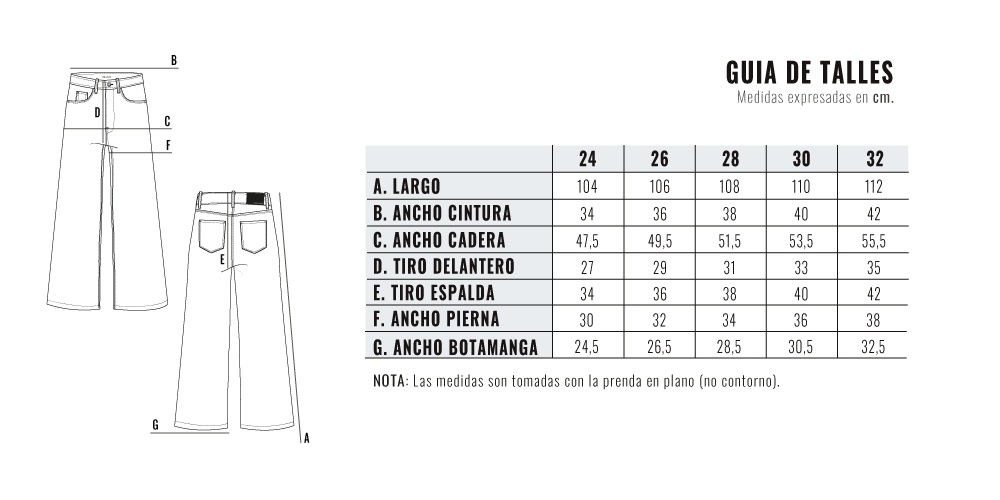 Guía de talles