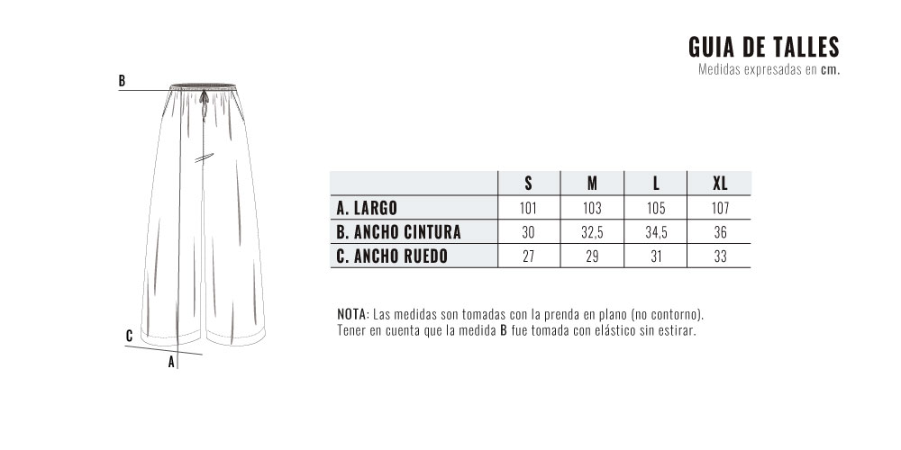Guía de talles