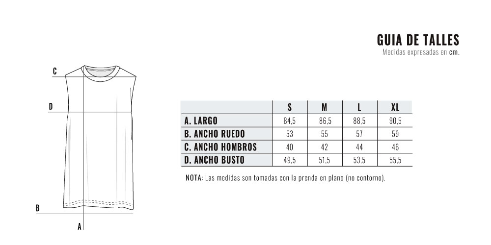 Guía de talles